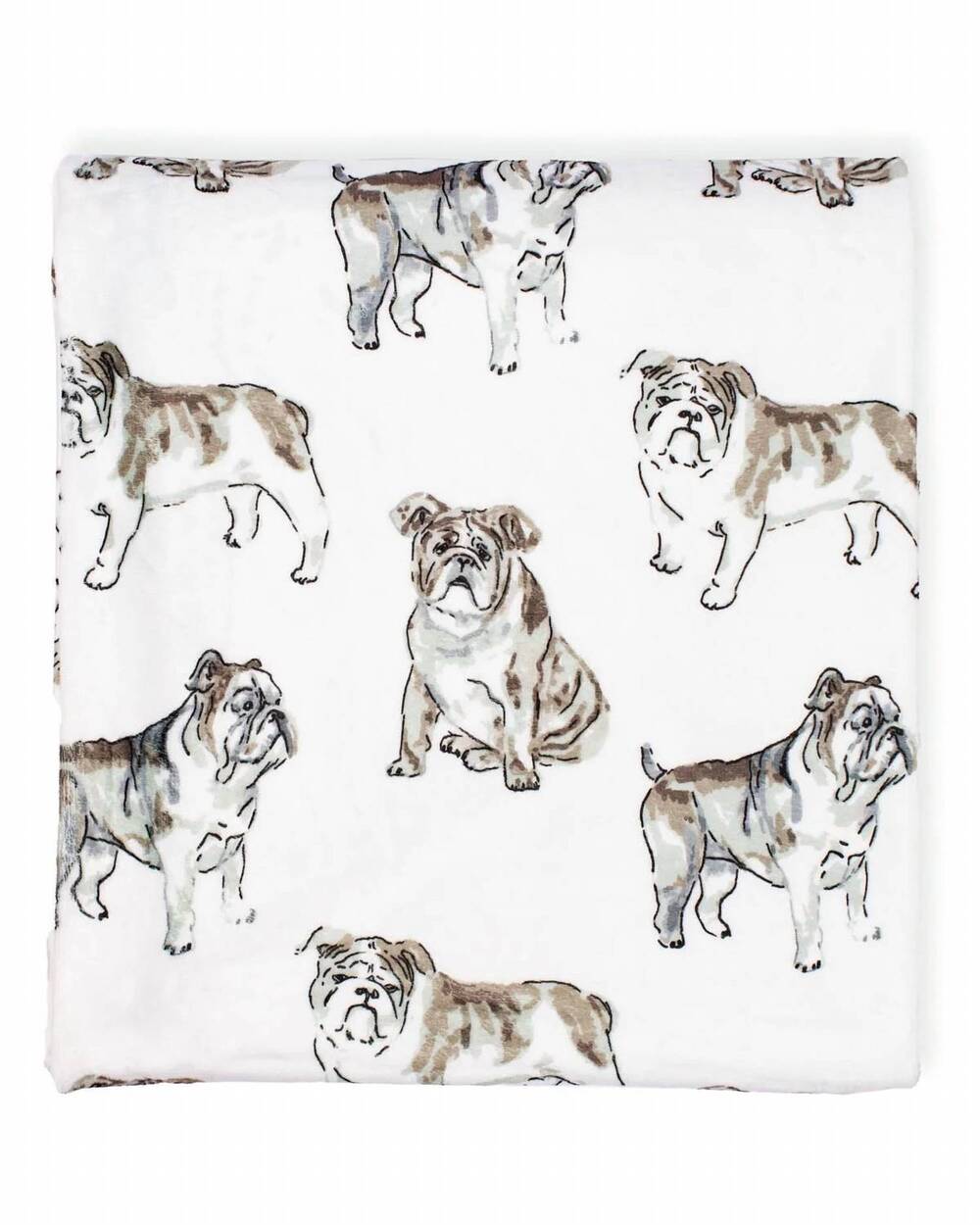 NEW THE ROYAL STANDARD forever bulldog throw blanket